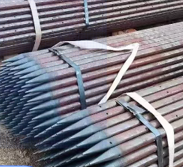 柳州超前小导管预埋钢管出尖打孔焊倒刺无缝焊管厂